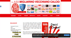 Desktop Screenshot of migliarinocalcio.it